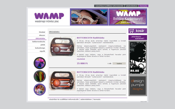 WAMP webshop